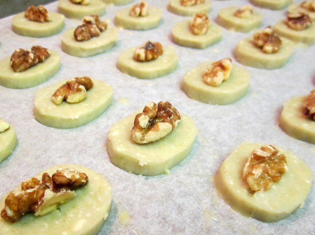 Roquefort and Walnut Shortbreads Roquefort and Walnut Shortbreads recipe from Dinner Chez Moi